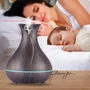 Kép 4/6 - Fekete tulipán - sötét fa-mintázatú  aroma diffúzor (400 ml)